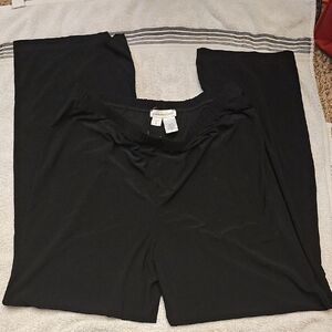 Coldwater Creek Black Relaxed Fit Trousers